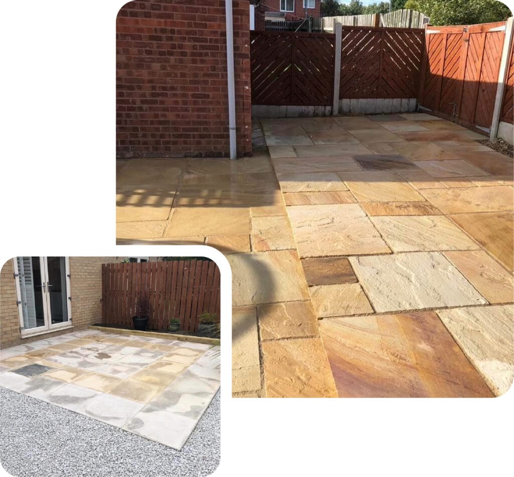patio and paving
